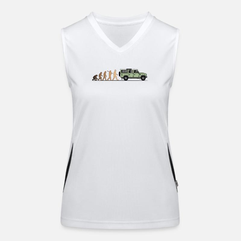 Defender Evolution 110 Farbe Funktionelles Kontrast-Tank Top für Frauen