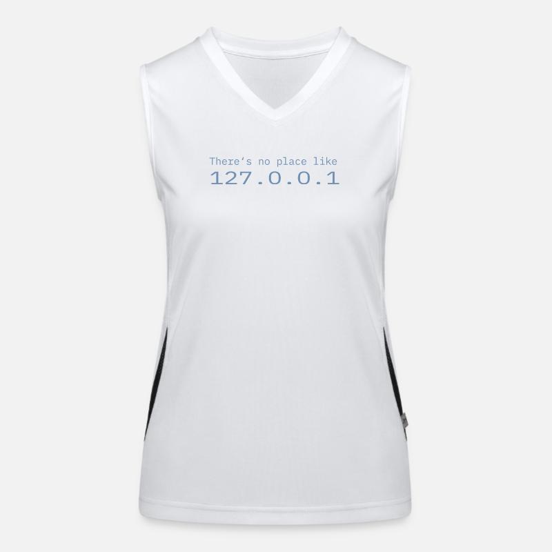Programmer Nerd IT No place like Localhost Women's Functional Contrast Tank Top