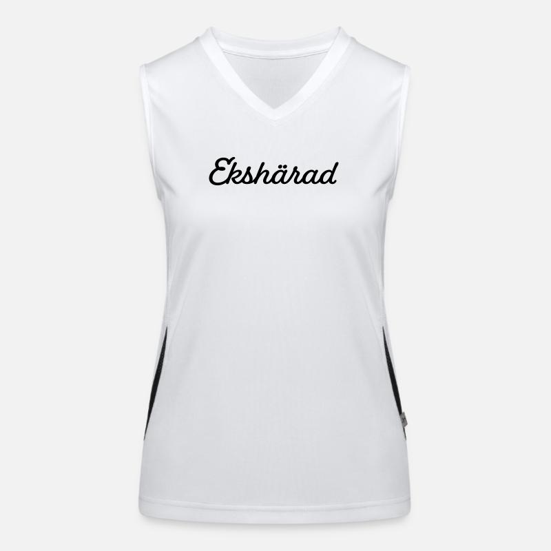 Ekshärad noir Débardeur respirant contrasté Femme