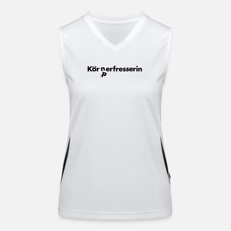 Végétarien Débardeur respirant contrasté Femme