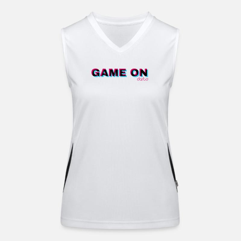 game on Women's Functional Contrast Tank Top