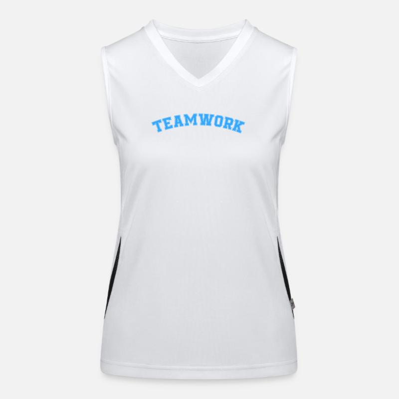 Teamwork Funktionelles Kontrast-Tank Top für Frauen