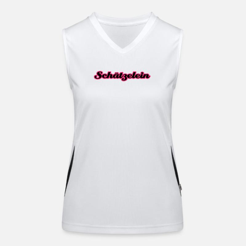Schätzelein | Schatz | Schätzchen Women's Functional Contrast Tank Top