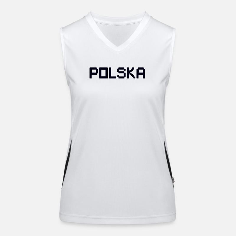 POLSKA, Pologne Débardeur respirant contrasté Femme