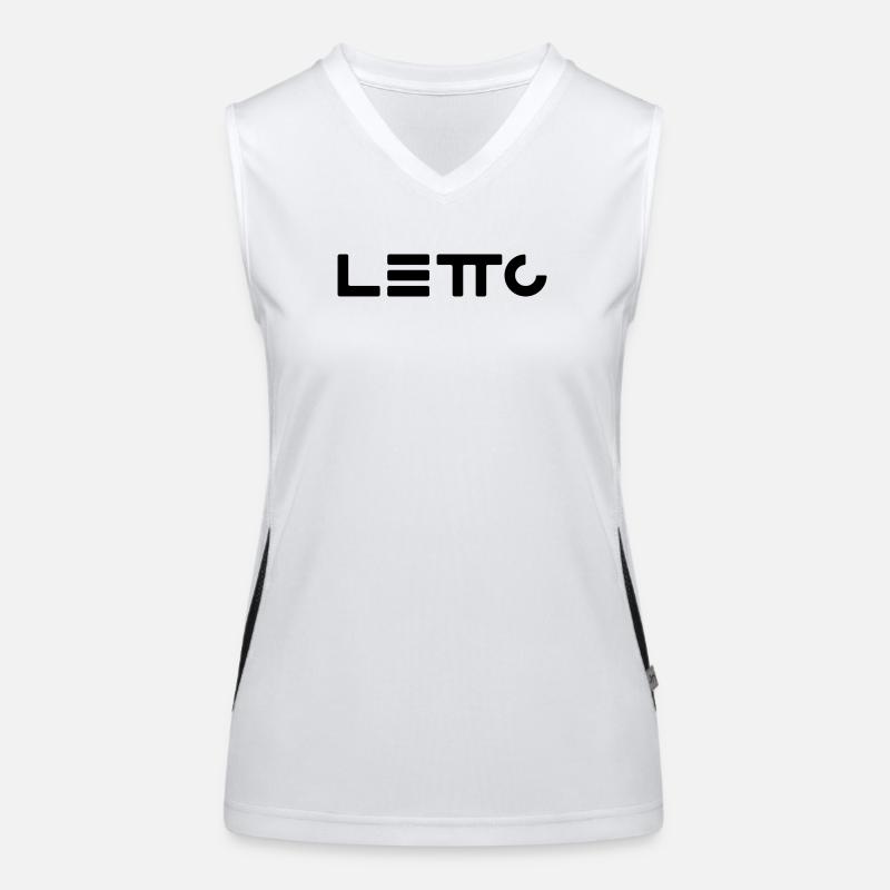 LeTTo Logo classique Débardeur respirant contrasté Femme