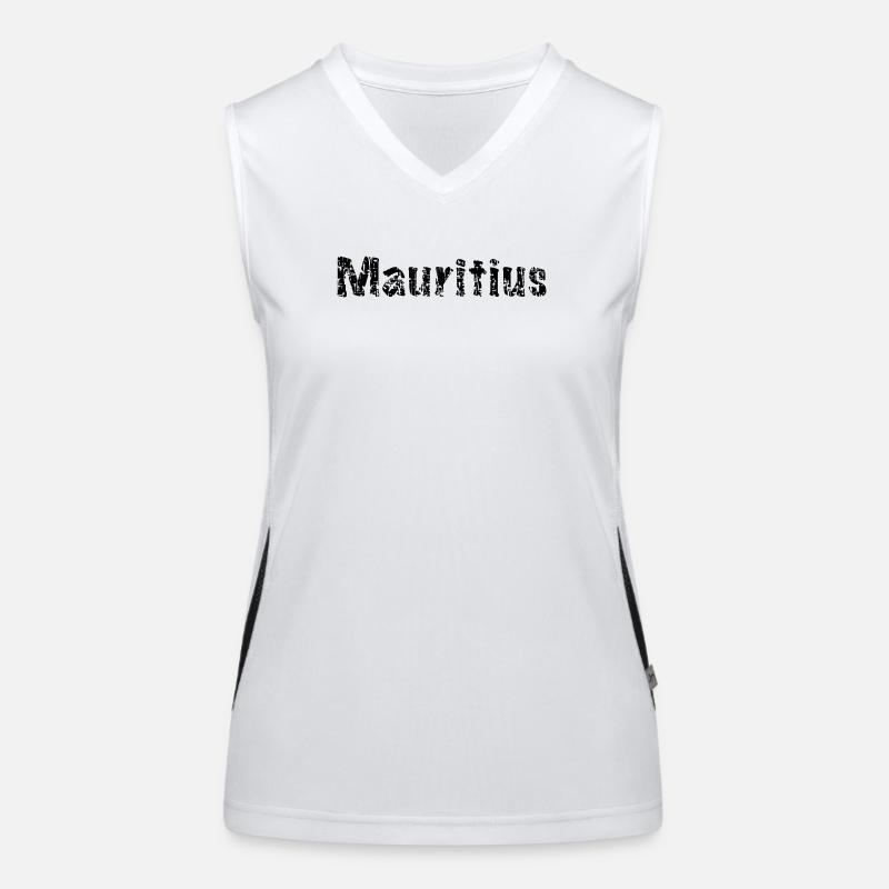 Mauritius Funktionelles Kontrast-Tank Top für Frauen