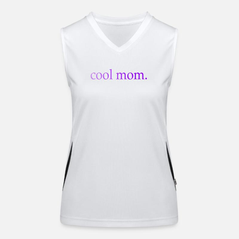 Maman Cool Maman disant Débardeur respirant contrasté Femme