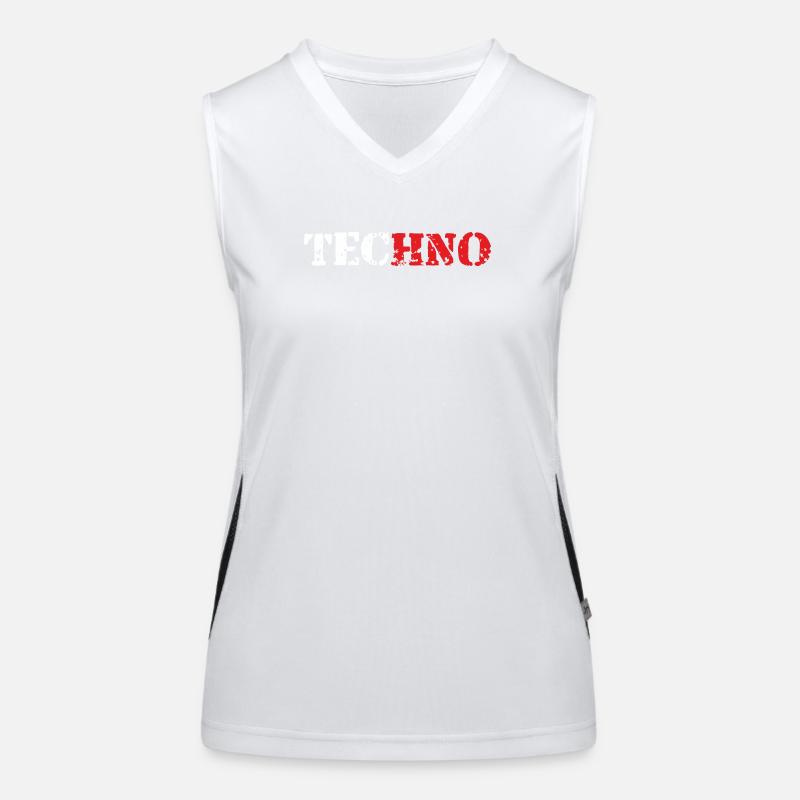Techno ArmyLook Funktionelles Kontrast-Tank Top für Frauen