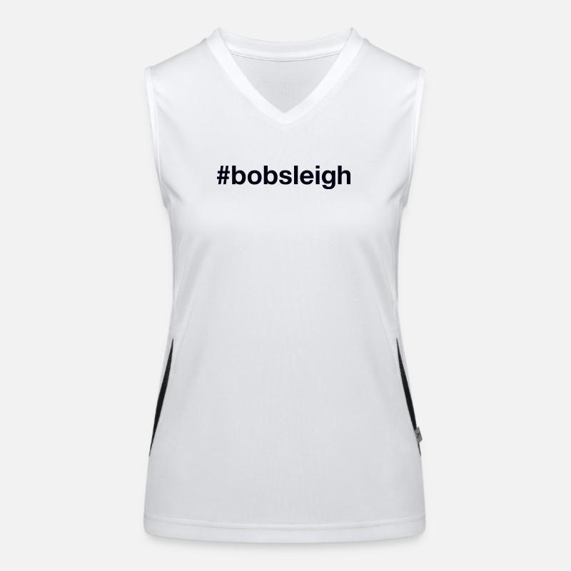 Bobsleigh Bobsleigh Conduite Hashtag Débardeur respirant contrasté Femme