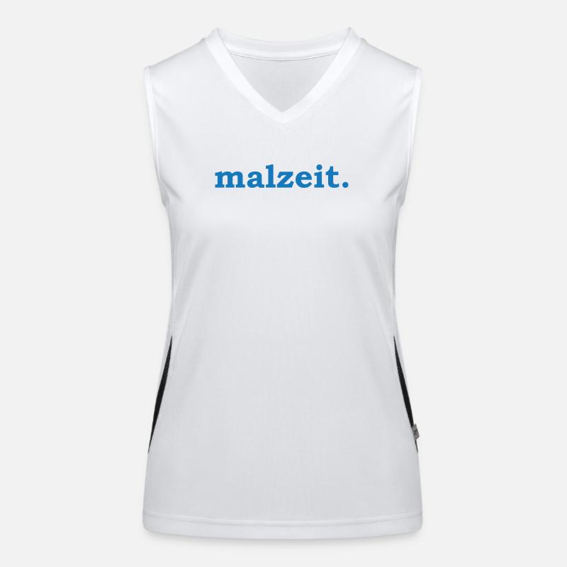 malzeit - Diction cool - Repas - Bon appétit Débardeur respirant contrasté Femme