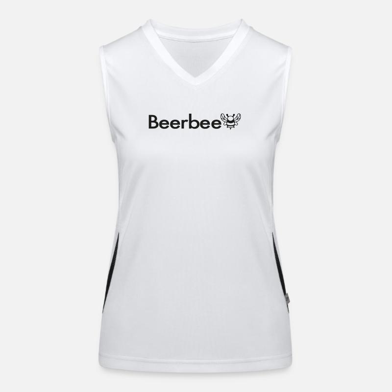 Beerbee Bierbiene Malle Spruch TShirt Funktionelles Kontrast-Tank Top für Frauen