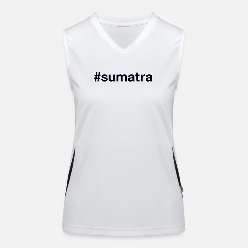 Sumatra Hashtag Women's Functional Contrast Tank Top