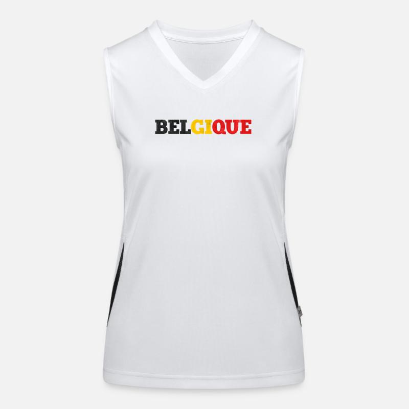 Belgium Women's Functional Contrast Tank Top