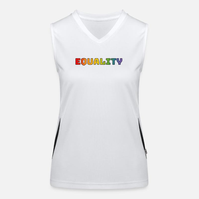 Regenbogen equality 1 Funktionelles Kontrast-Tank Top für Frauen