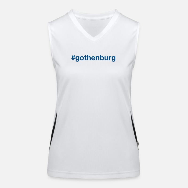 Göteborg Hashtag Débardeur respirant contrasté Femme