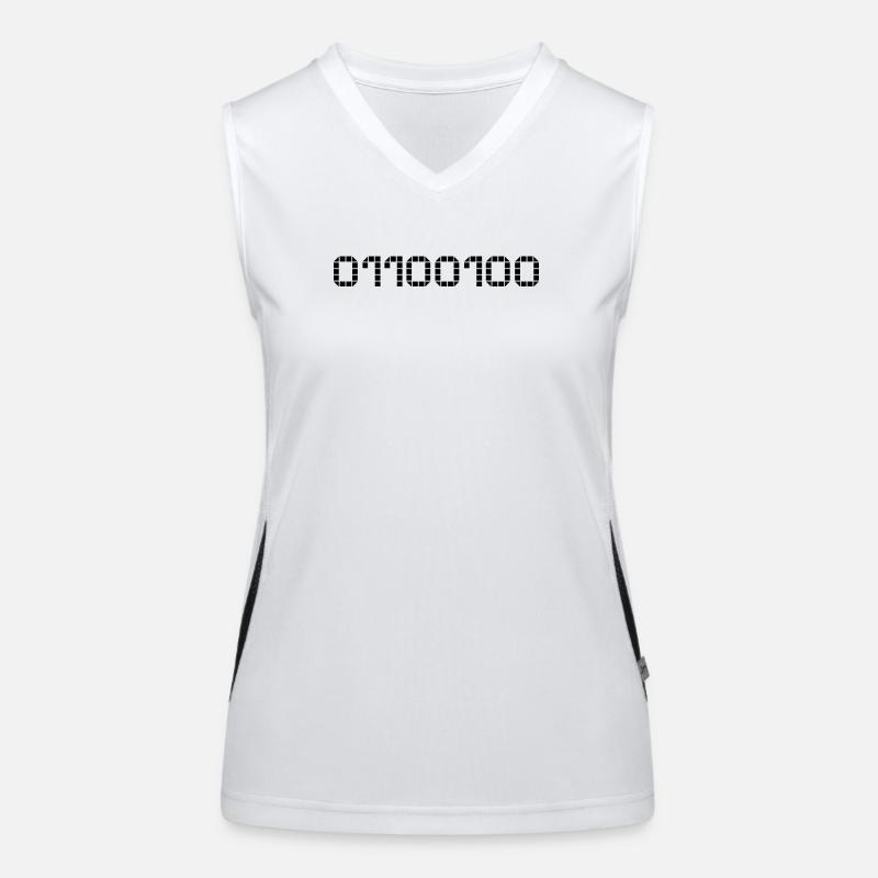 Binary notation - 100 Women's Functional Contrast Tank Top