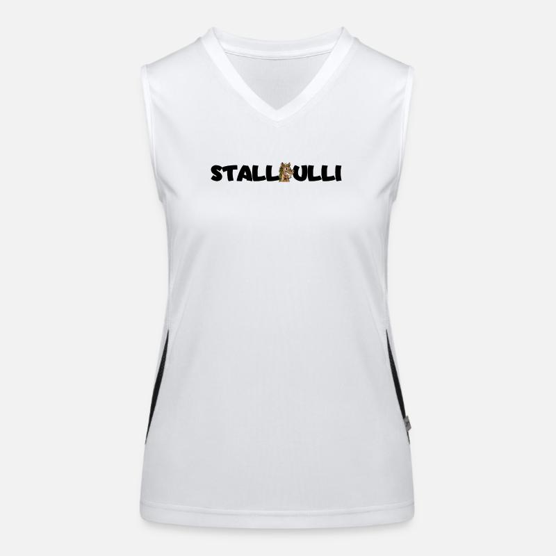 Pull d’écurie - Écurie - Cavalier cheval Cavalier Débardeur respirant contrasté Femme