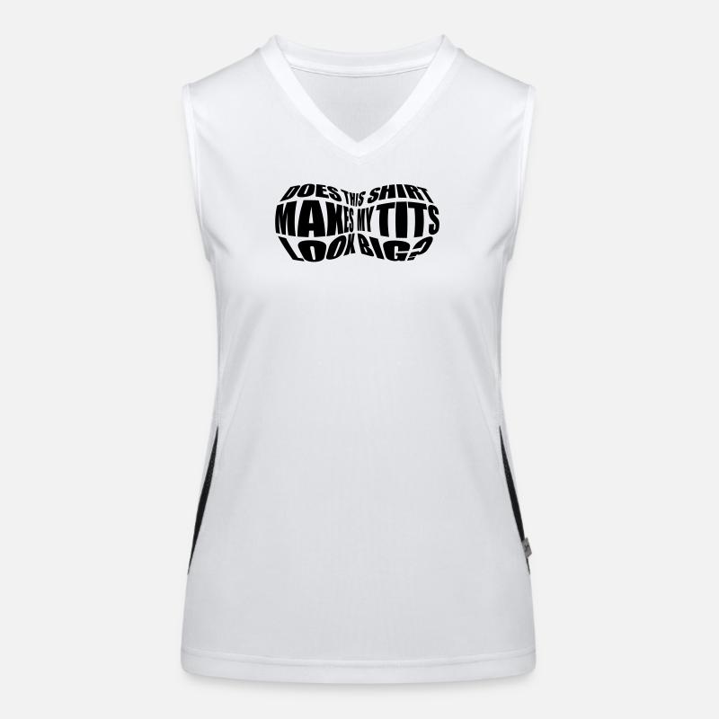 Big Tits! Women's Functional Contrast Tank Top