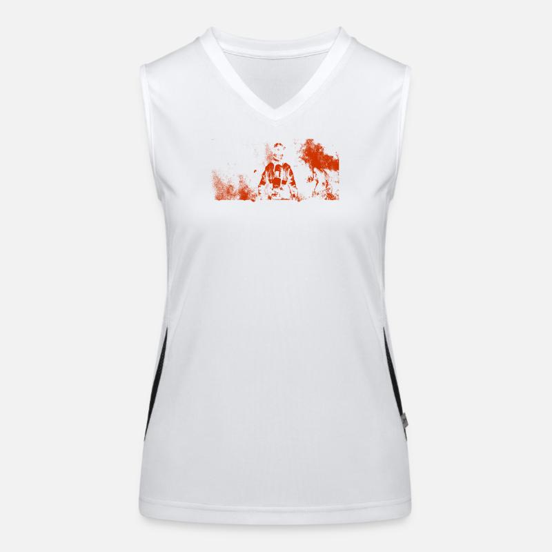 pompier firefighter Débardeur respirant contrasté Femme