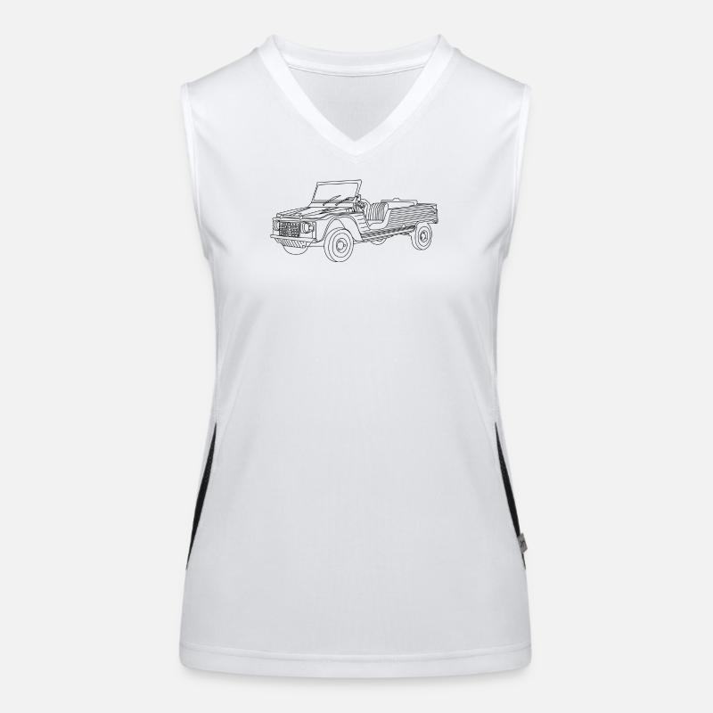 Der Mehari Funktionelles Kontrast-Tank Top für Frauen