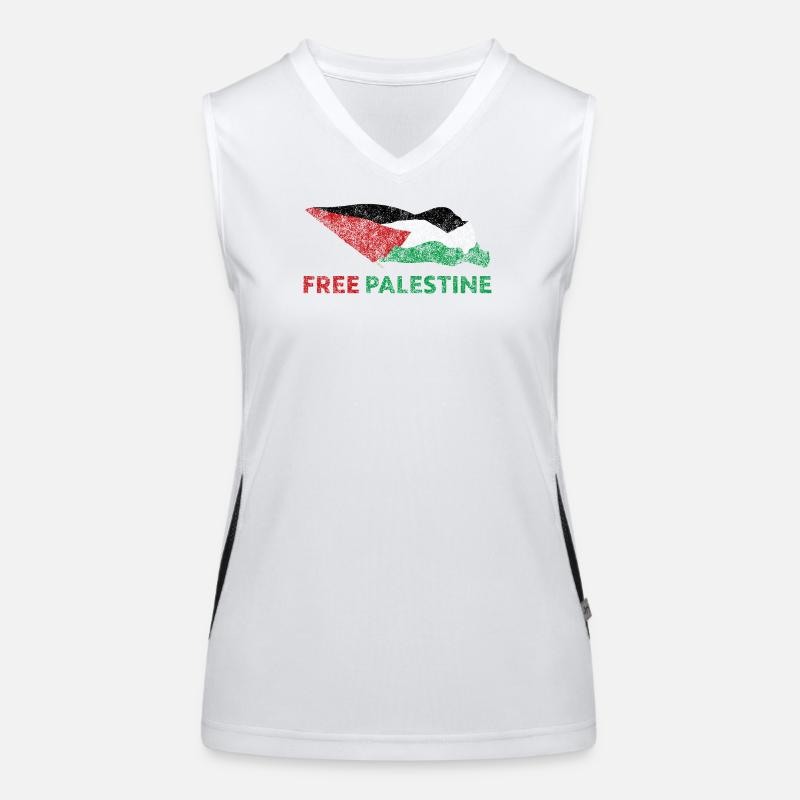 Palestine libre Débardeur respirant contrasté Femme