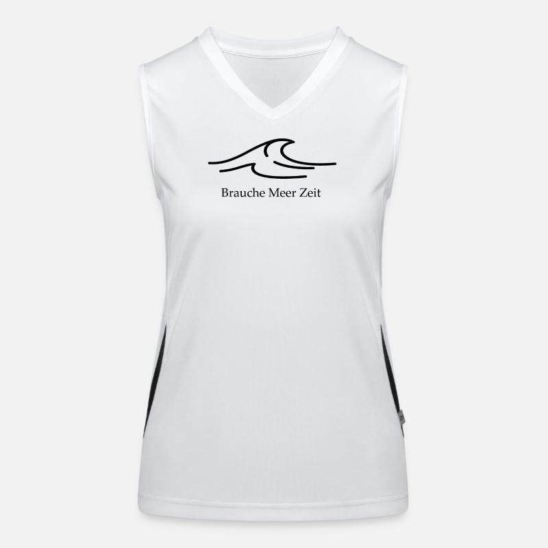 Sea Time Perfect for Vacation Women's Functional Contrast Tank Top