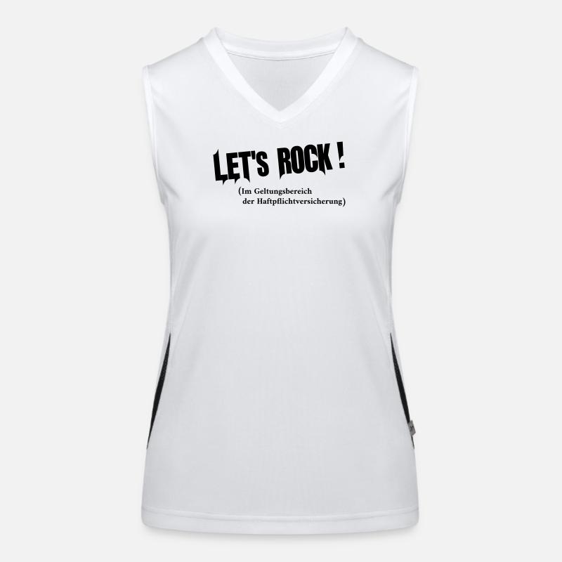 lets rock Women's Functional Contrast Tank Top