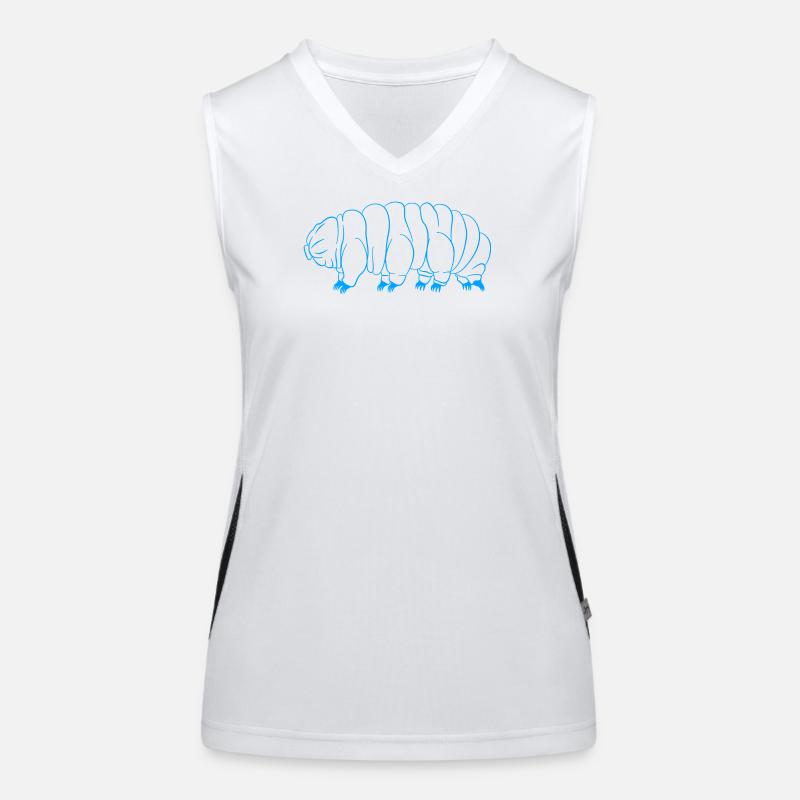 Bärtierchen Tardigrades Wasserbär Tardigrade Funktionelles Kontrast-Tank Top für Frauen