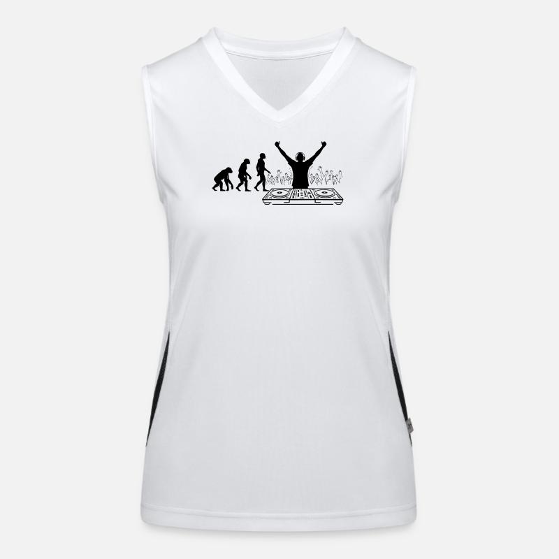 Évolution vers DJ Humor Fun Débardeur respirant contrasté Femme