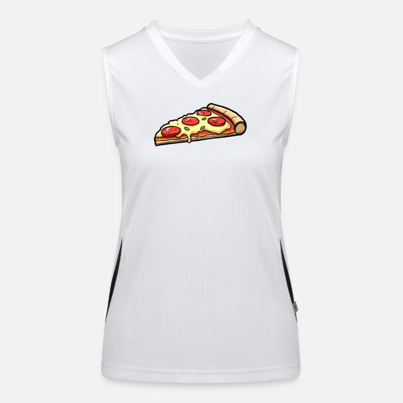 Pizza Débardeur respirant contrasté Femme