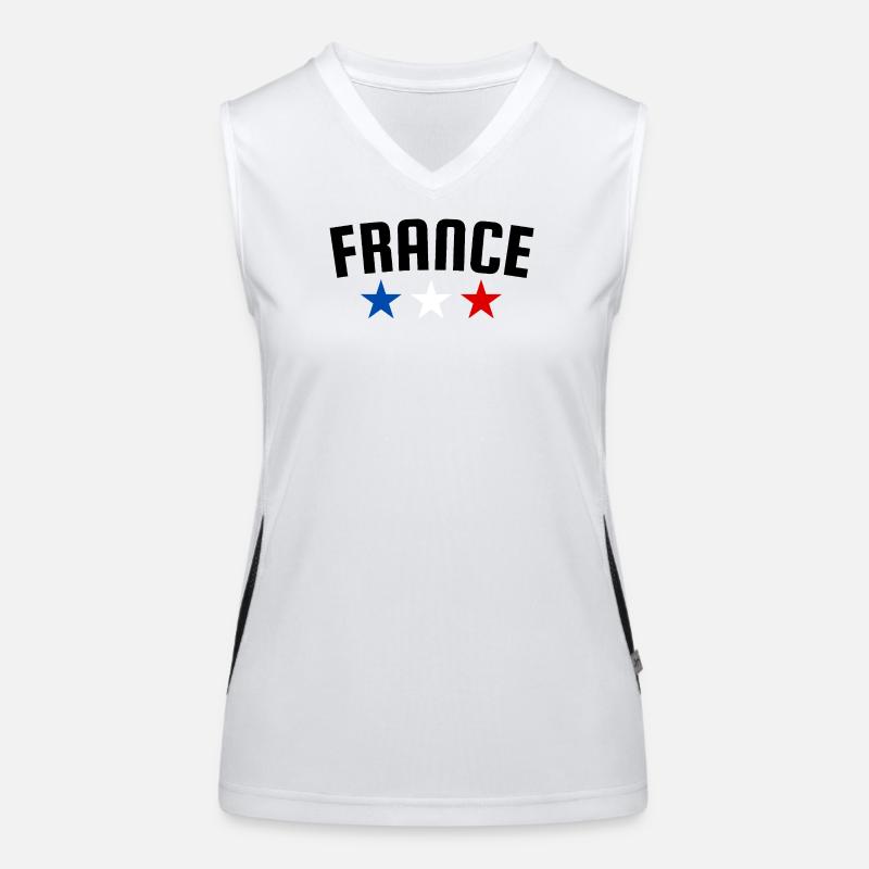 France Three Star Design Women's Functional Contrast Tank Top