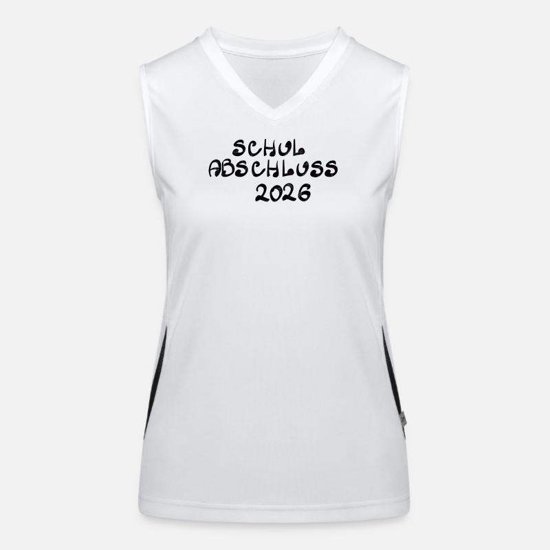 Schulabschluss 2026 Funktionelles Kontrast-Tank Top für Frauen