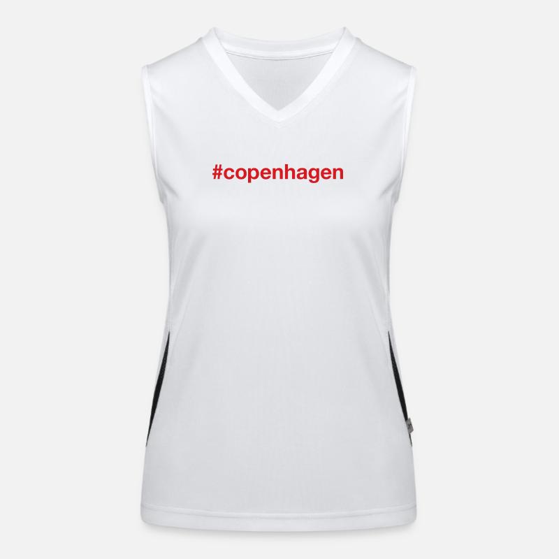 Hashtag de COPENHAGUE Débardeur respirant contrasté Femme