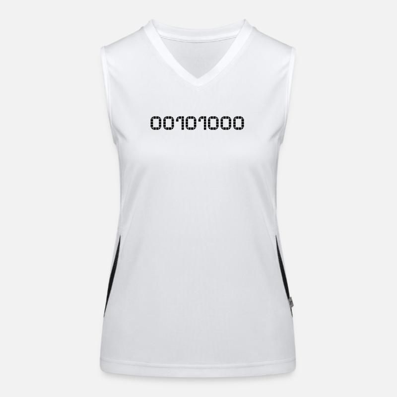 Binary notation - 40 Women's Functional Contrast Tank Top