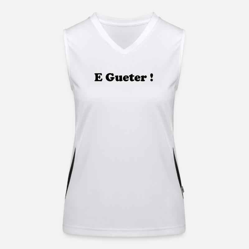 E_gueter_logo Women's Functional Contrast Tank Top