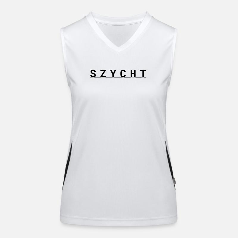 SZYCHT // Katowice Edition blck. Funktionelles Kontrast-Tank Top für Frauen