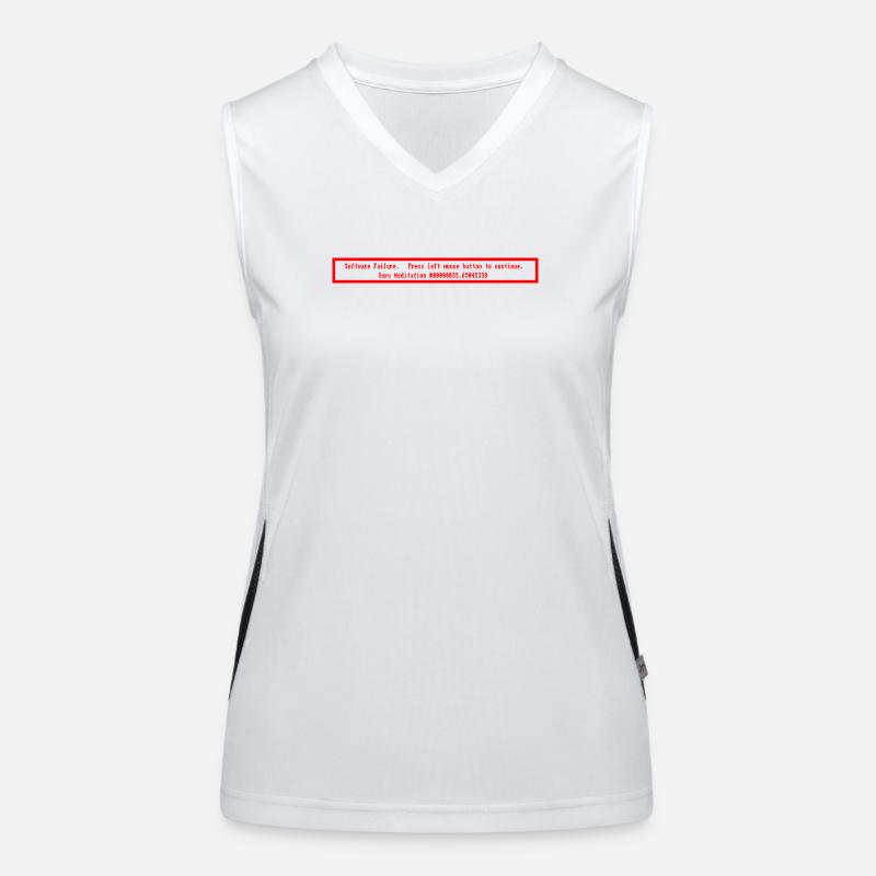 guru-meditation_error Funktionelles Kontrast-Tank Top für Frauen