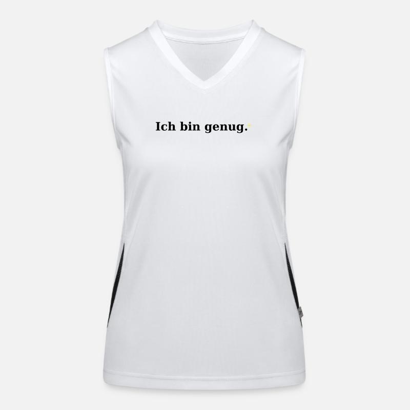 I'm enough Women's Functional Contrast Tank Top