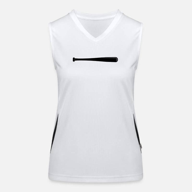 Batte de baseball Débardeur respirant contrasté Femme