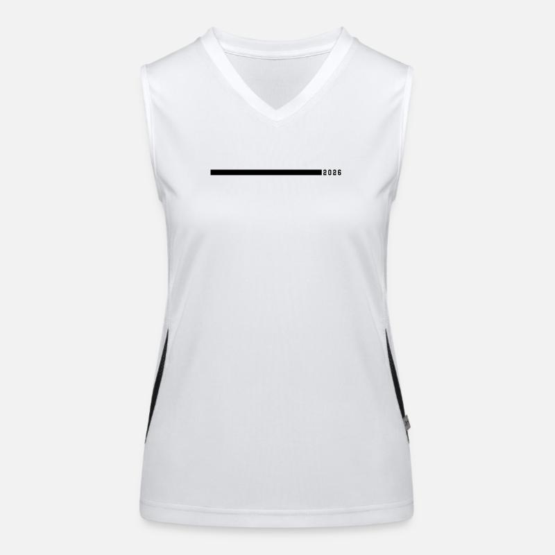 2026 Strich Funktionelles Kontrast-Tank Top für Frauen