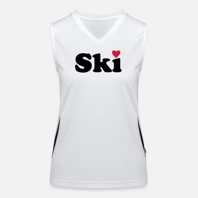 Ski Débardeur respirant contrasté Femme