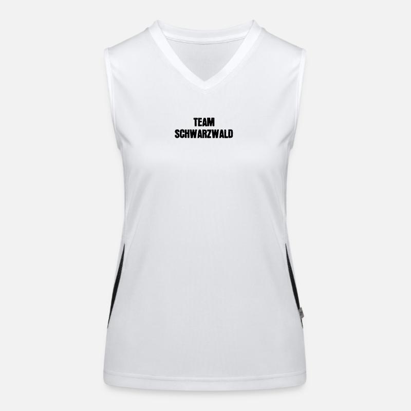 Team Schwarzwald Funktionelles Kontrast-Tank Top für Frauen