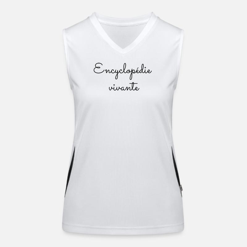 Encyclopédie vivante Débardeur respirant contrasté Femme