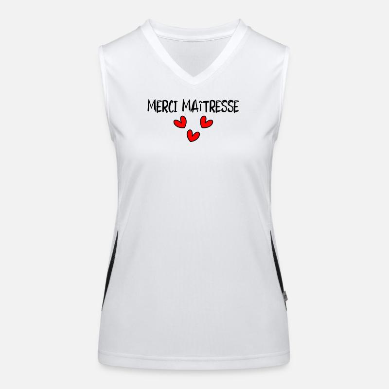 GELIEBTE. VIELEN DANK. DANKE HERRIN Funktionelles Kontrast-Tank Top für Frauen