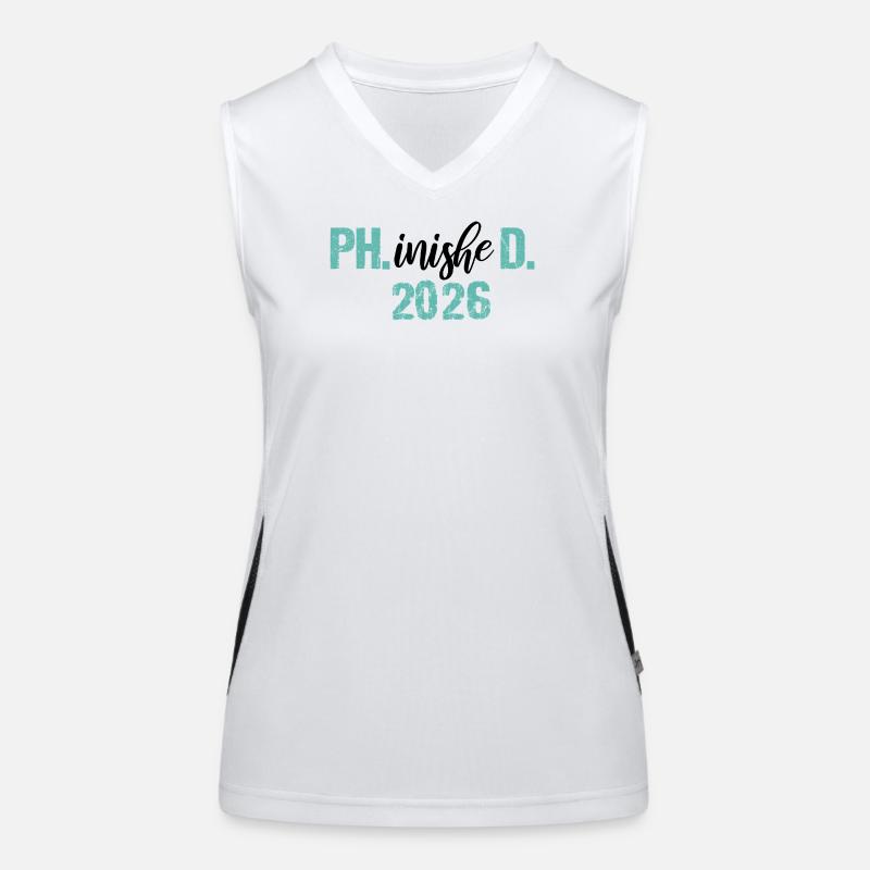 Doktor 2026 Abschluss Philister Dissertation Phd Funktionelles Kontrast-Tank Top für Frauen