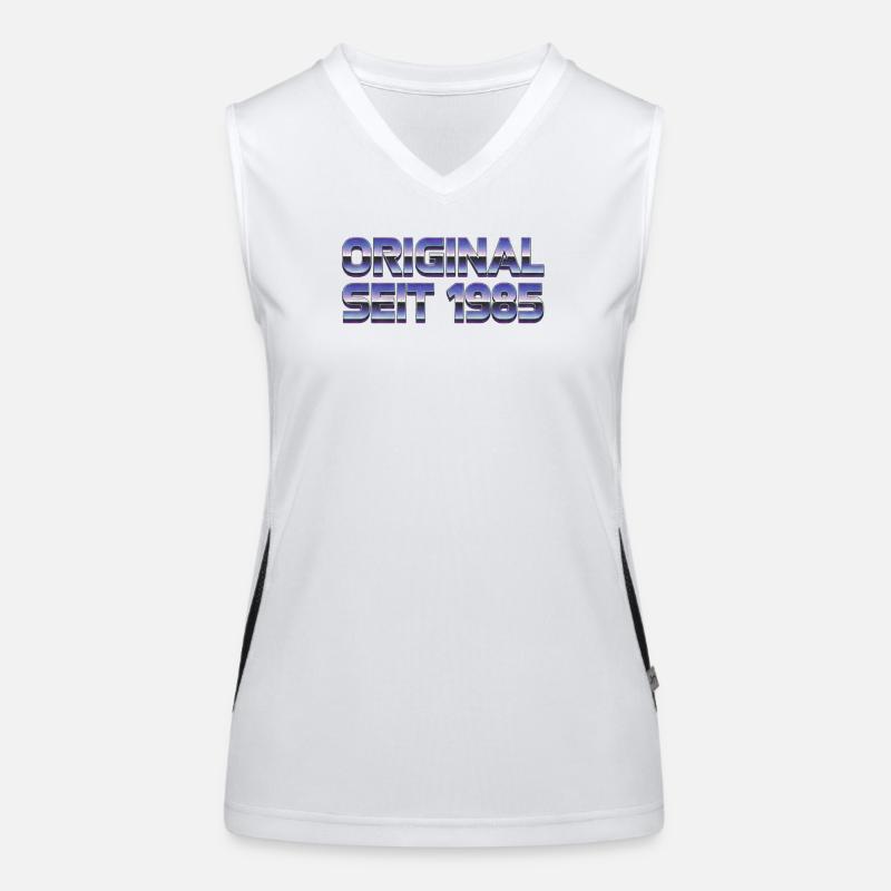 Original Seit 1985 Funktionelles Kontrast-Tank Top für Frauen