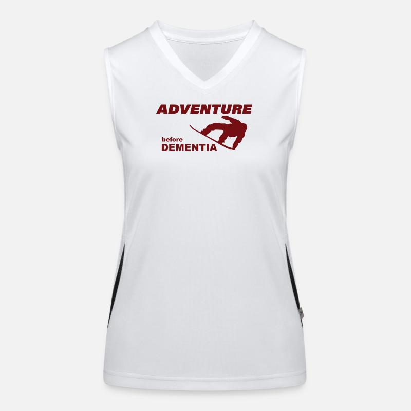 SNOWBOARD ADVENTURE Women's Functional Contrast Tank Top