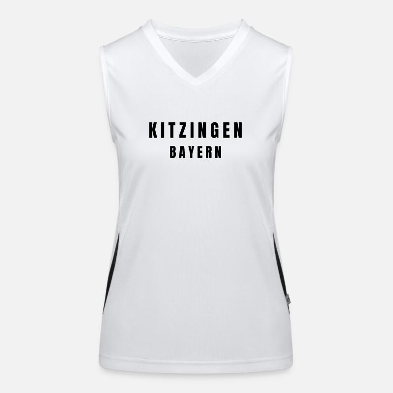 Kitzingen Bayern Funktionelles Kontrast-Tank Top für Frauen