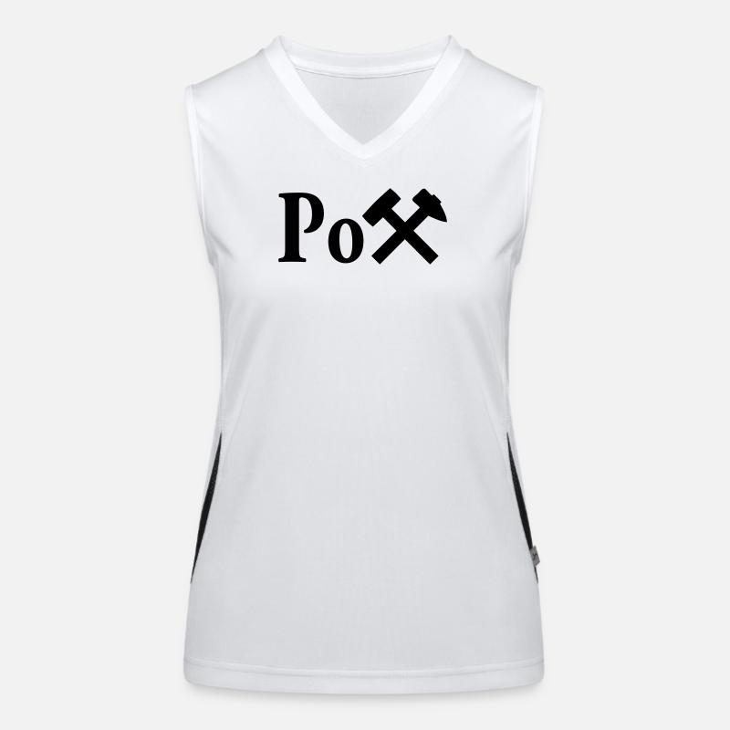 Der Pott Funktionelles Kontrast-Tank Top für Frauen