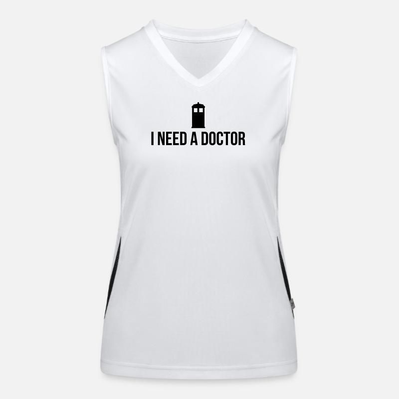 I need a Doctor Funktionelles Kontrast-Tank Top für Frauen
